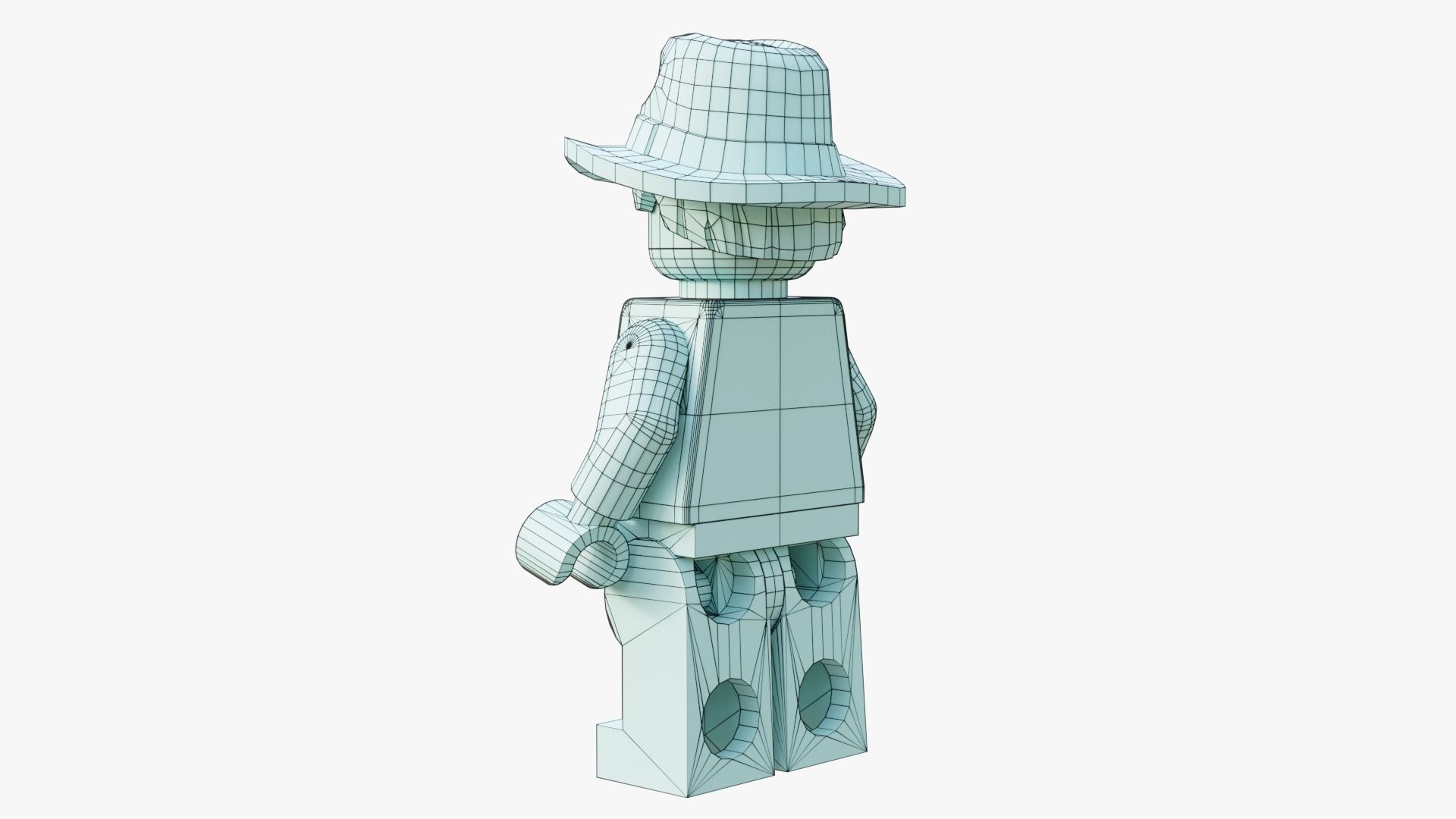 Indiana Jones Lego Minifigures 3D model_8