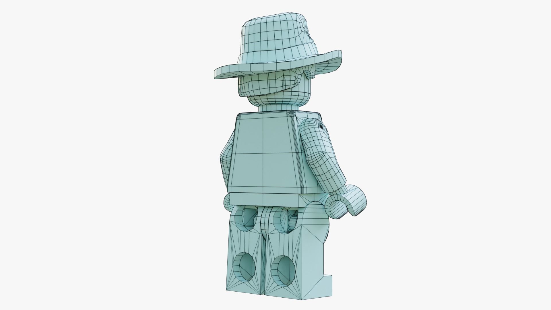 Indiana Jones Lego Minifigures 3D model_9
