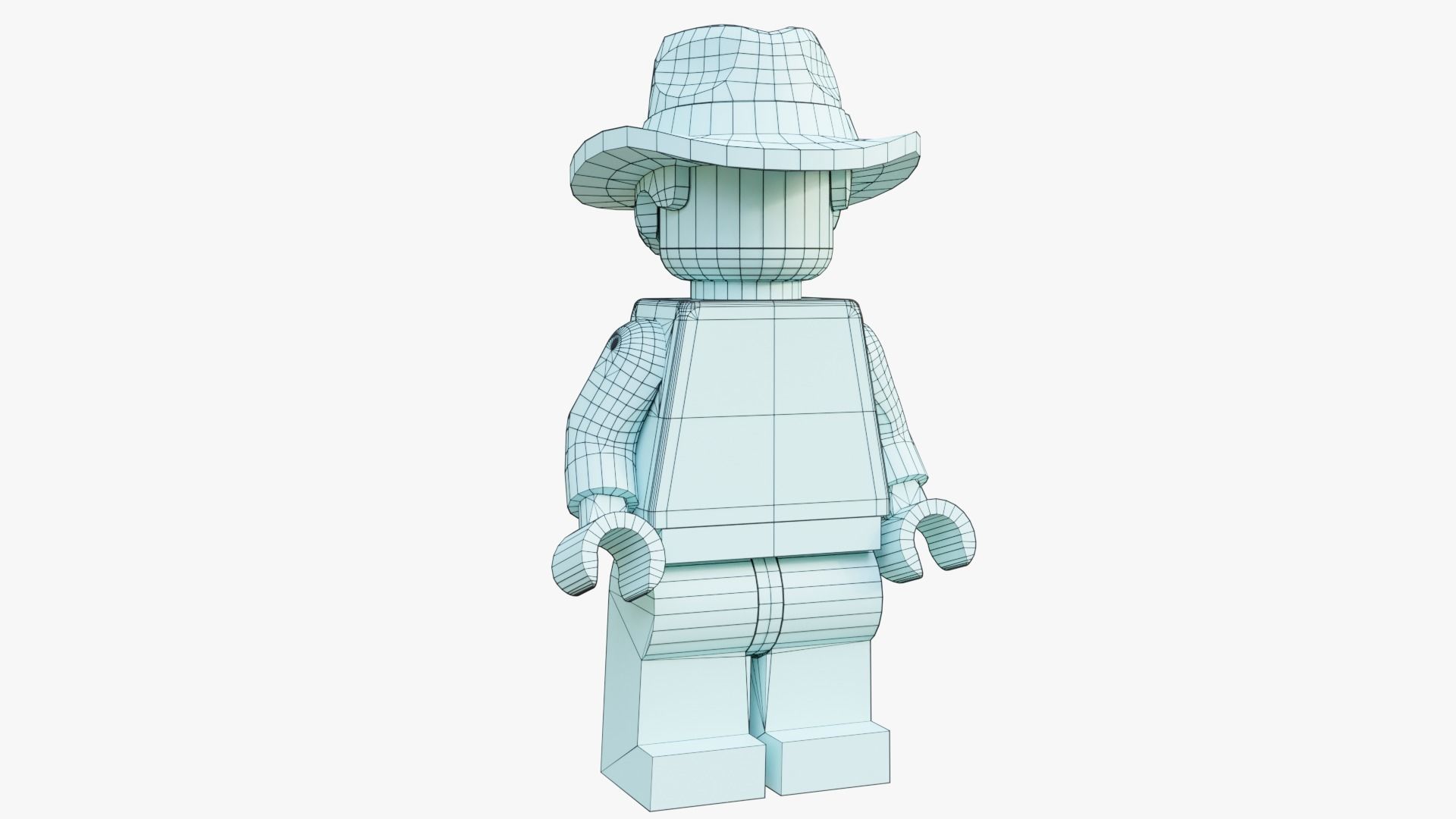 Indiana Jones Lego Minifigures 3D model_6
