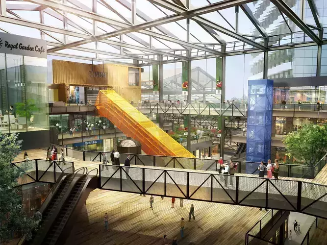 3Dmax fashion city commercial square building 241