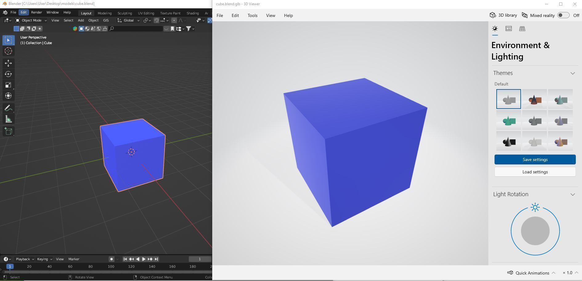 SCRIPT blend to glb batch converter Free 3D model_3