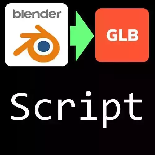SCRIPT blend to glb batch converter Free 3D model