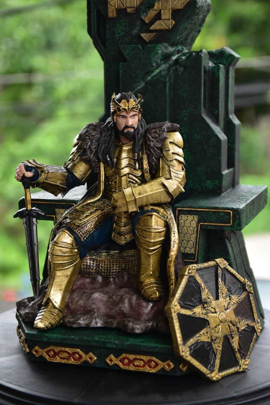 Thorin on Erebor Throne 3D print model_2