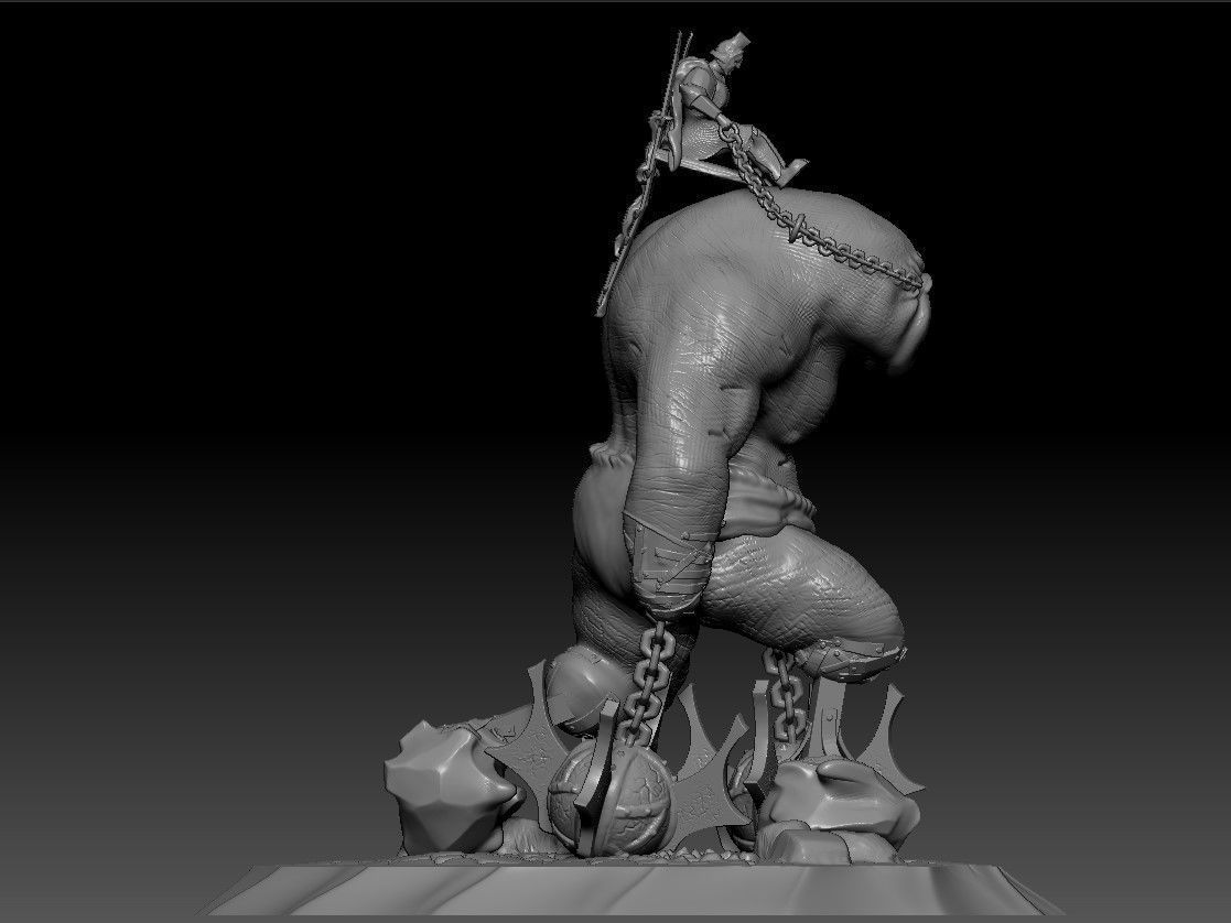 Stumpy the Truncated Troll 3D print model_1