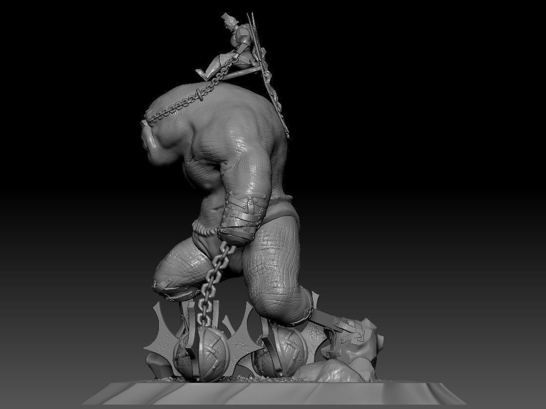 Stumpy the Truncated Troll 3D print model_3