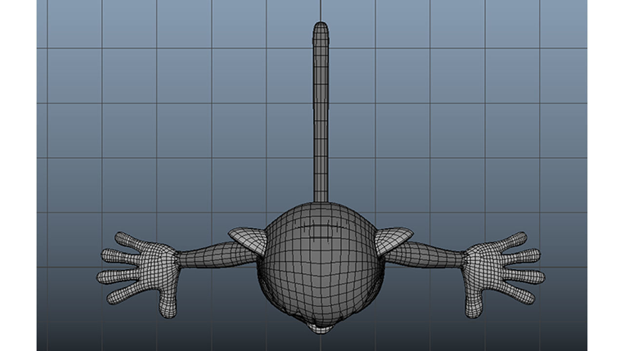 3D Stylized Monkey Low-poly 3D model_3