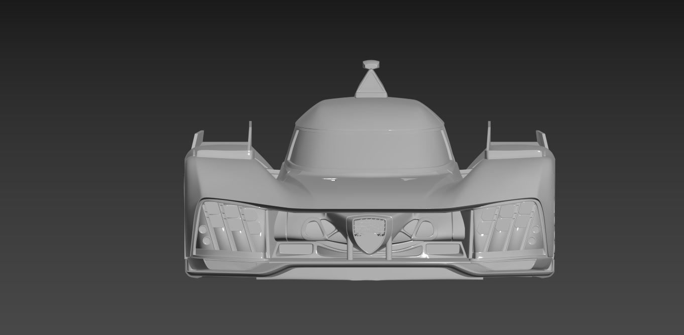 Peugeot 9X8 Le Mans Hypercar Monza WEC 2022 3D print model_8