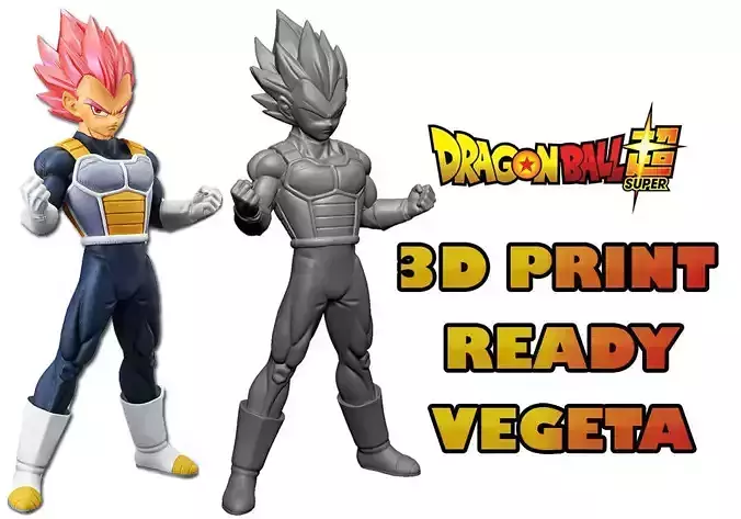 Dragon Ball Super Super Saiyan God Vegeta - 22 cm