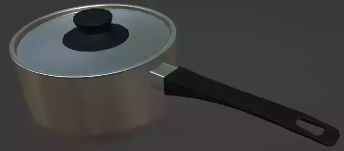 Saucepan with lid