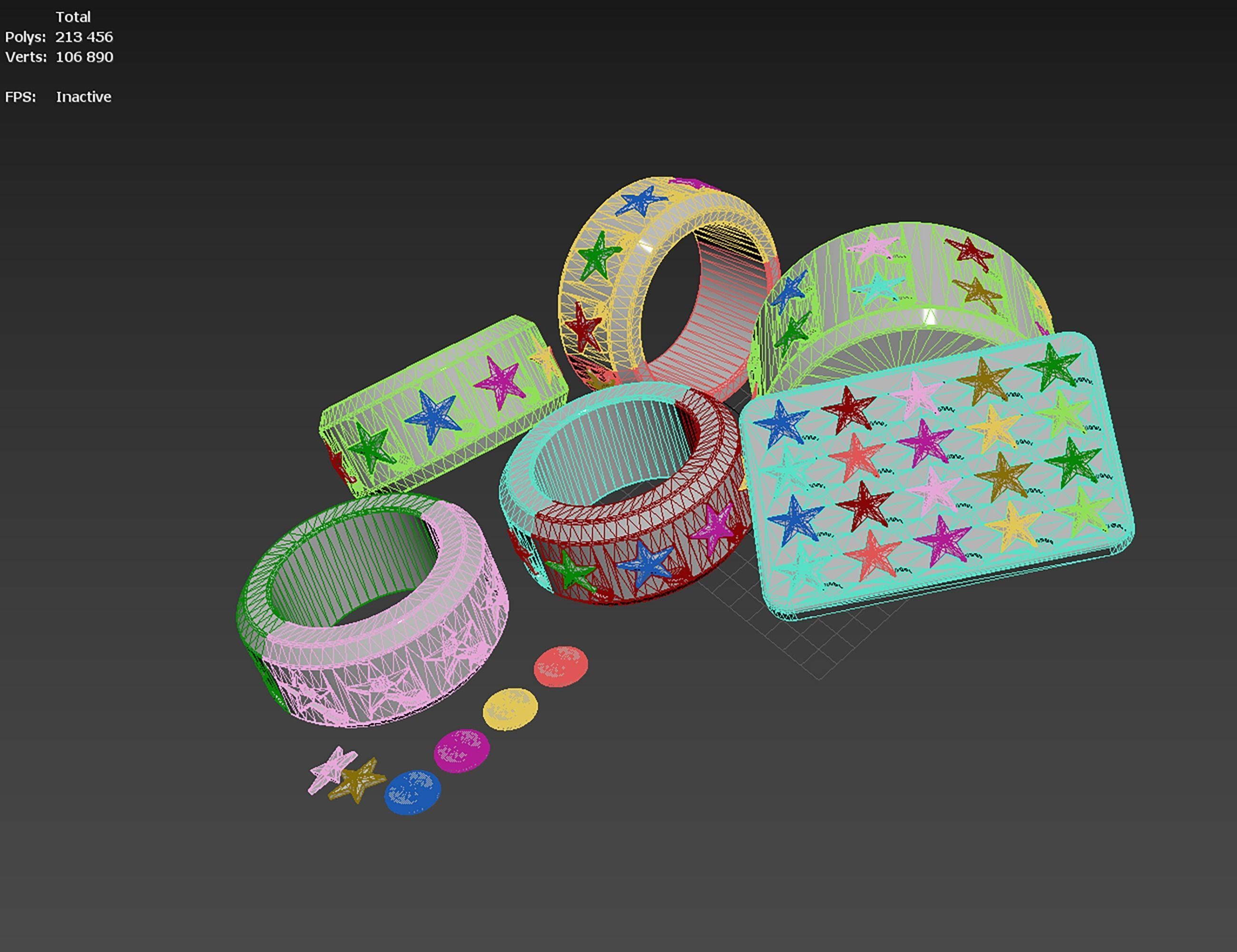 YU-GI-OH  Dueling Gauntlet Set replica cosplay prop 3D print model_8