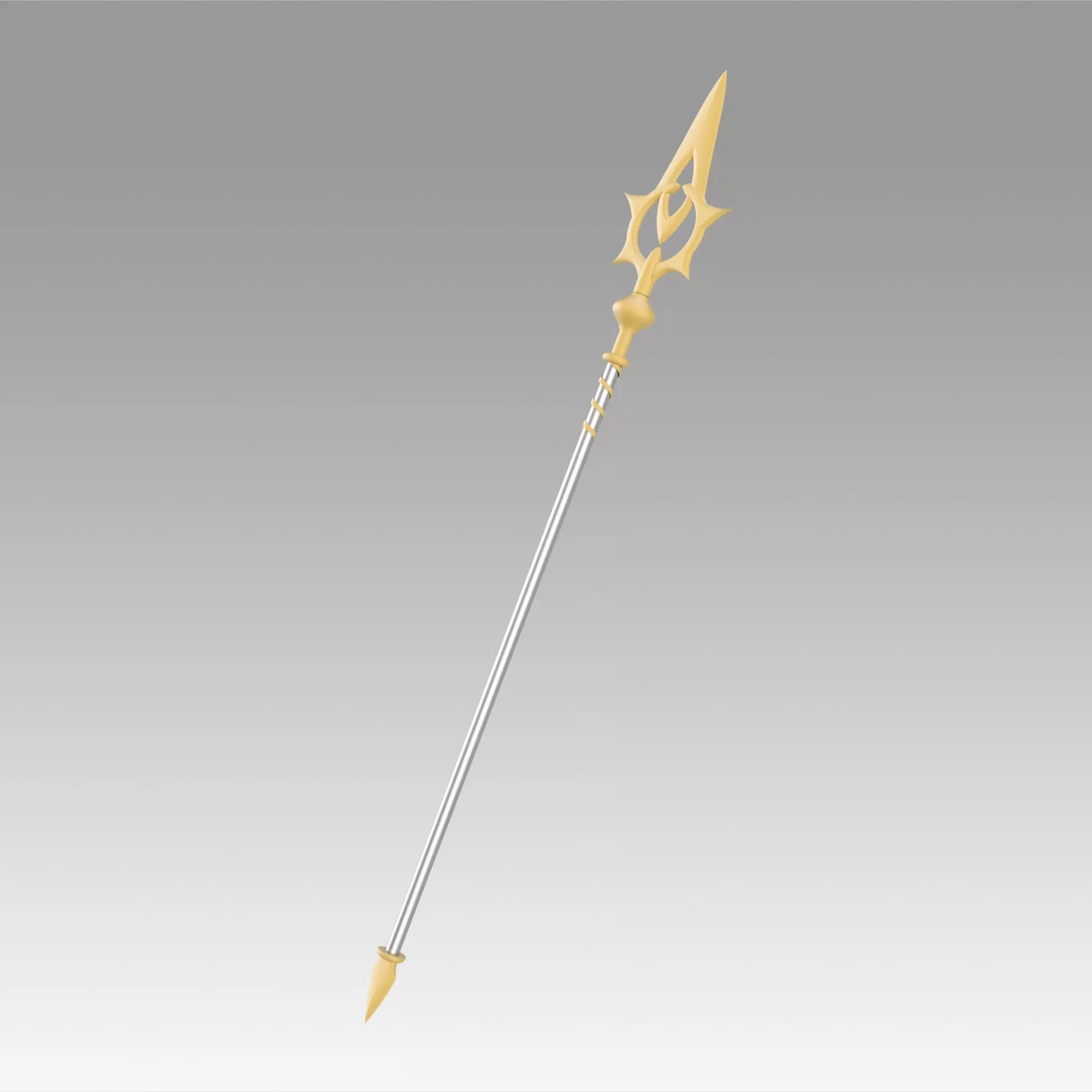 FE If Fates Birthright Aqua Staves Cosplay Weapon replica  3D print model_0