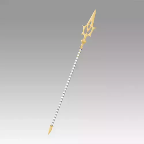 FE If Fates Birthright Aqua Staves Cosplay Weapon replica 