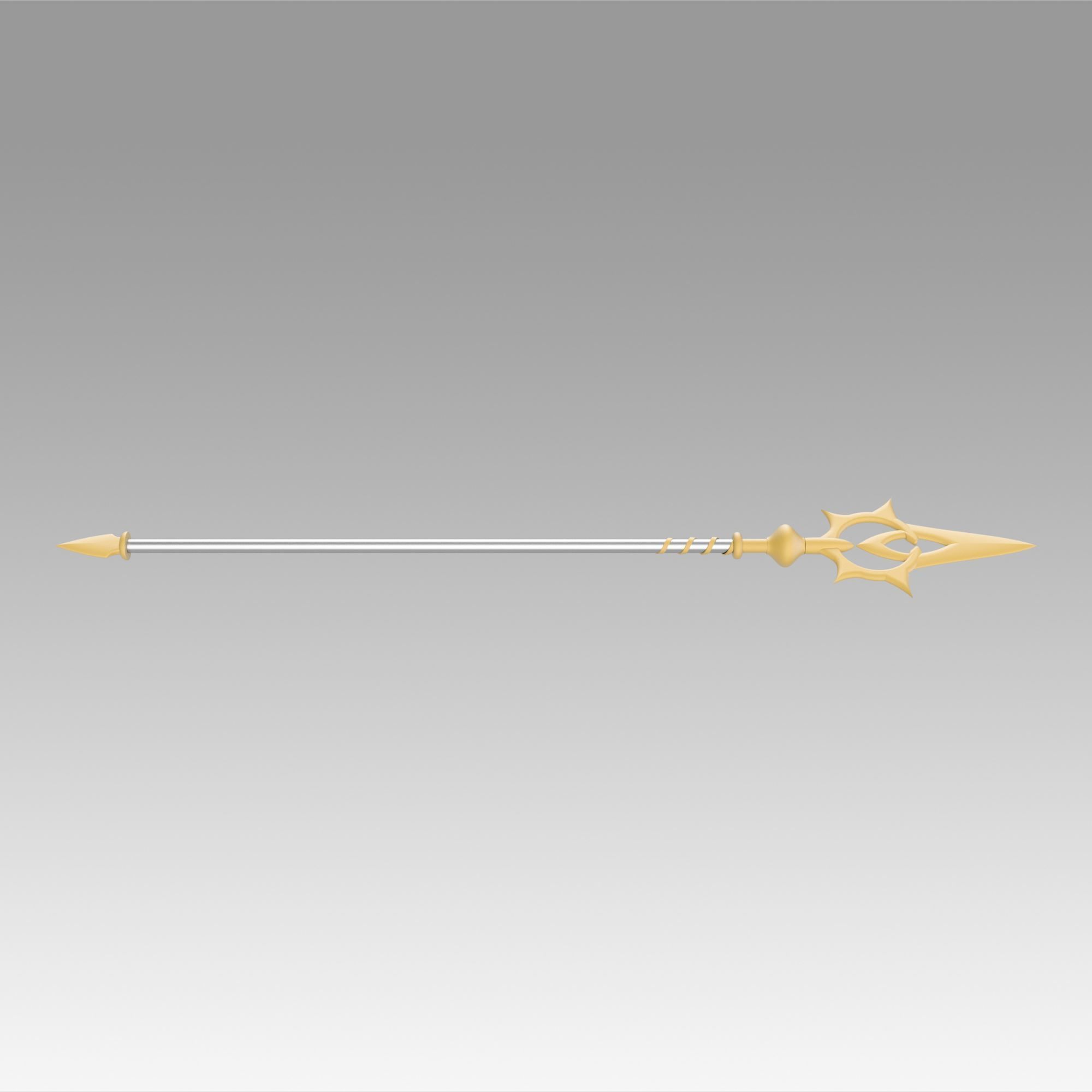 FE If Fates Birthright Aqua Staves Cosplay Weapon replica  3D print model_2