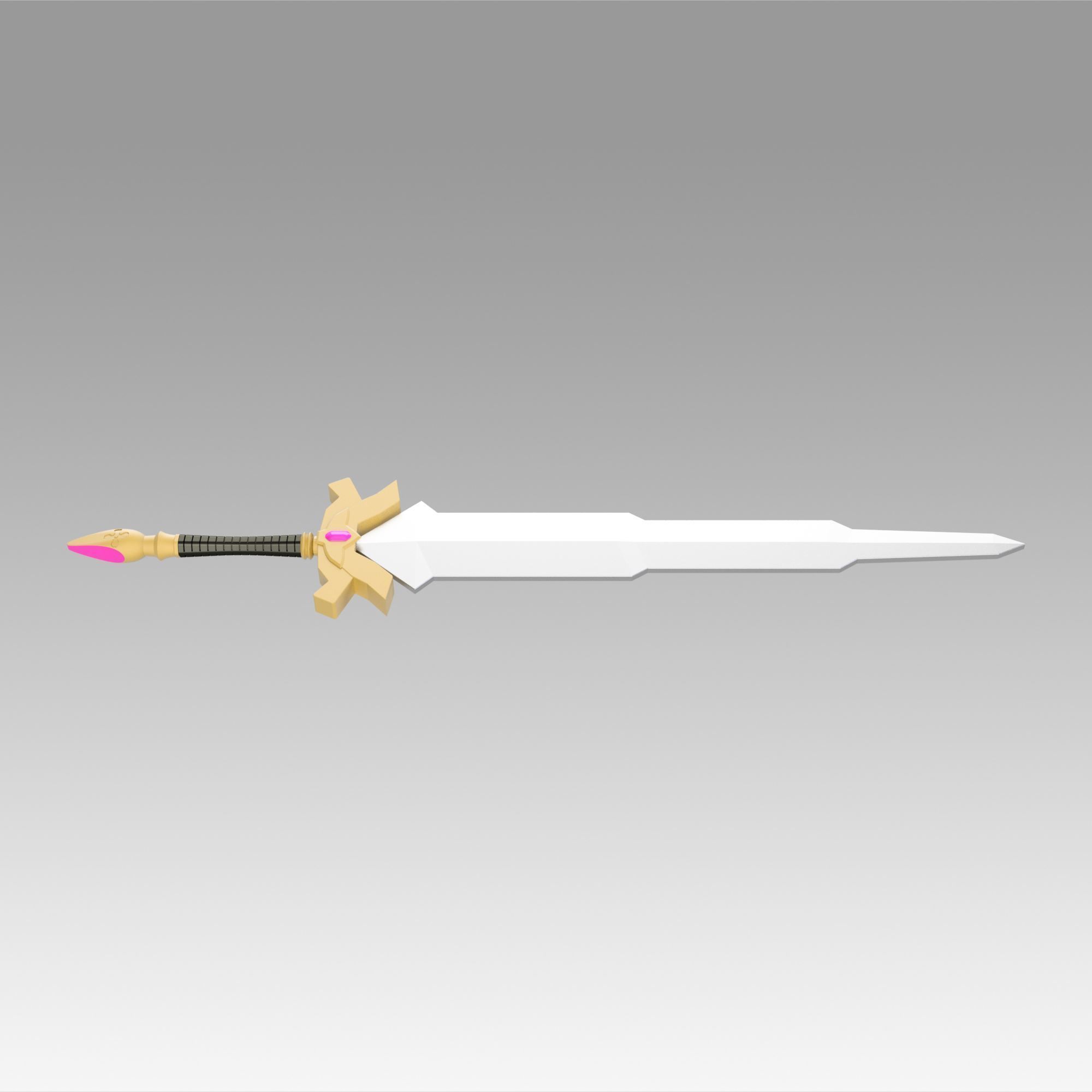 Fire Emblem Binding Blade Eckesachs sword replica 3D print model_2