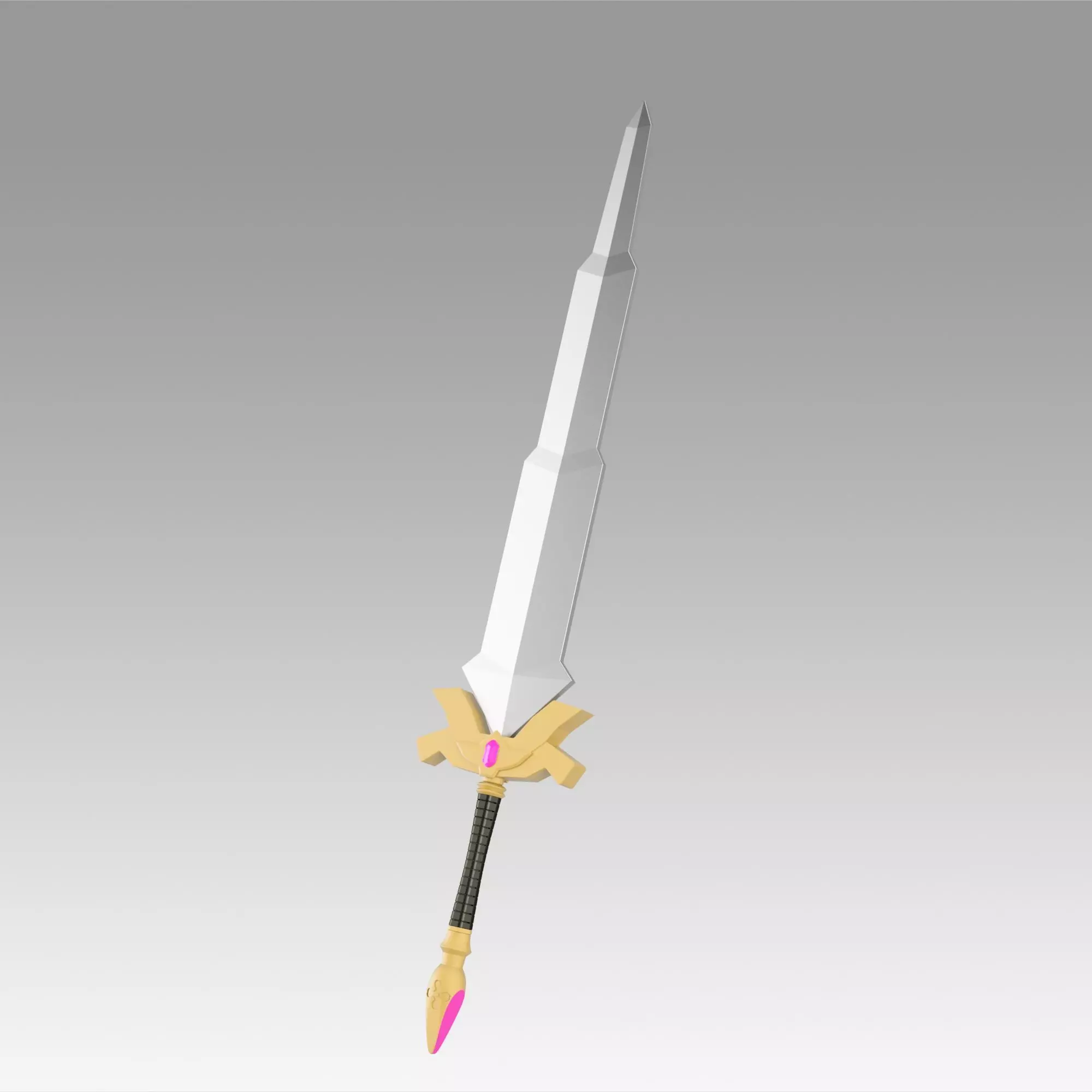Fire Emblem Binding Blade Eckesachs sword replica 3D print model_0