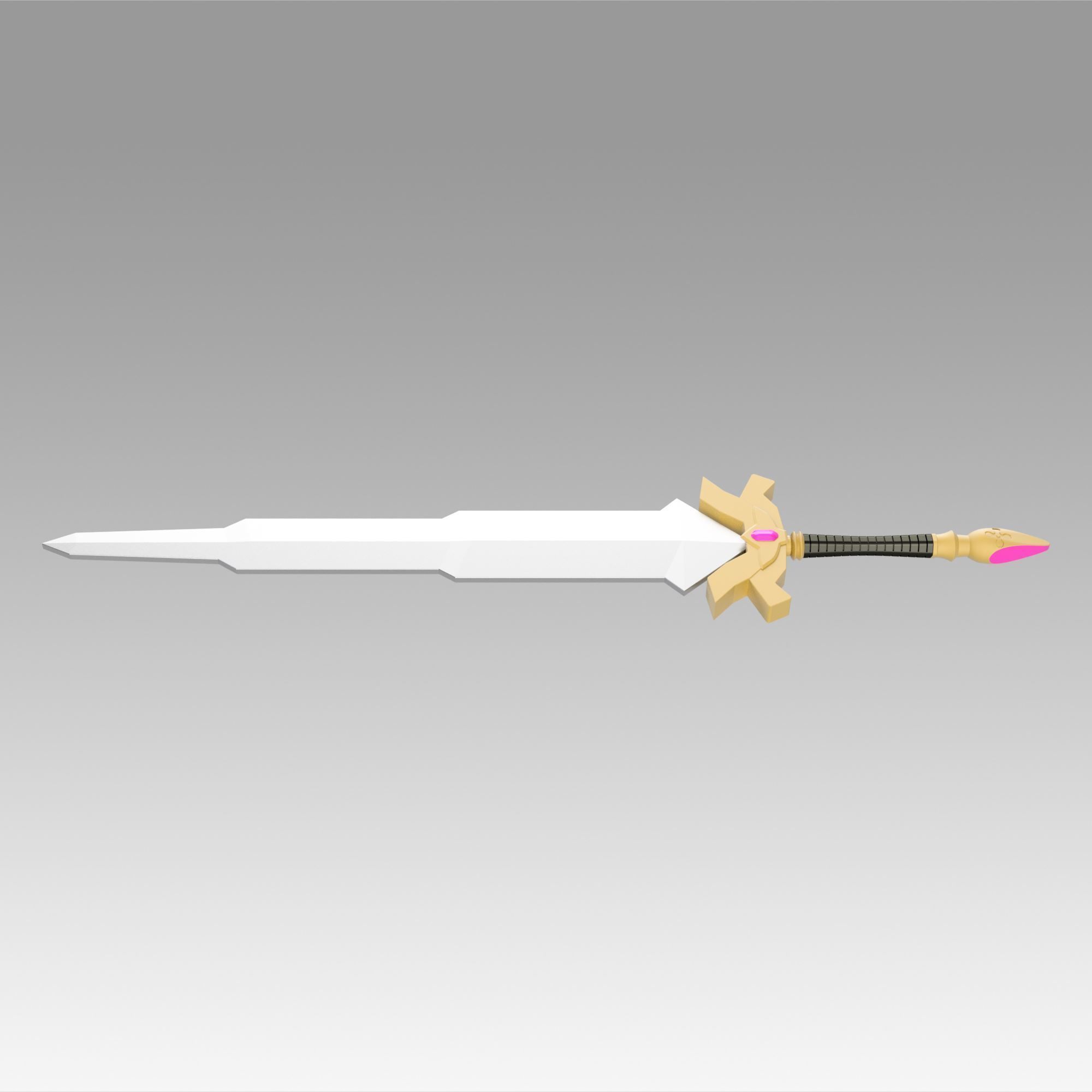 Fire Emblem Binding Blade Eckesachs sword replica 3D print model_6