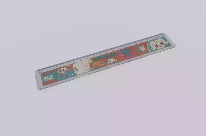 A RULER 3D MODEL