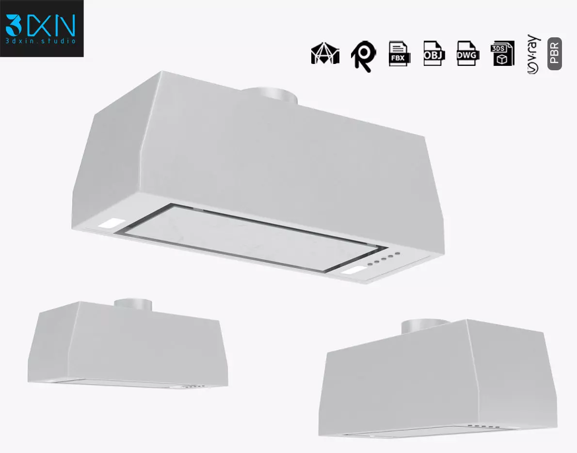 Sirius Undermount Rangehood sm924 850 3D model_0