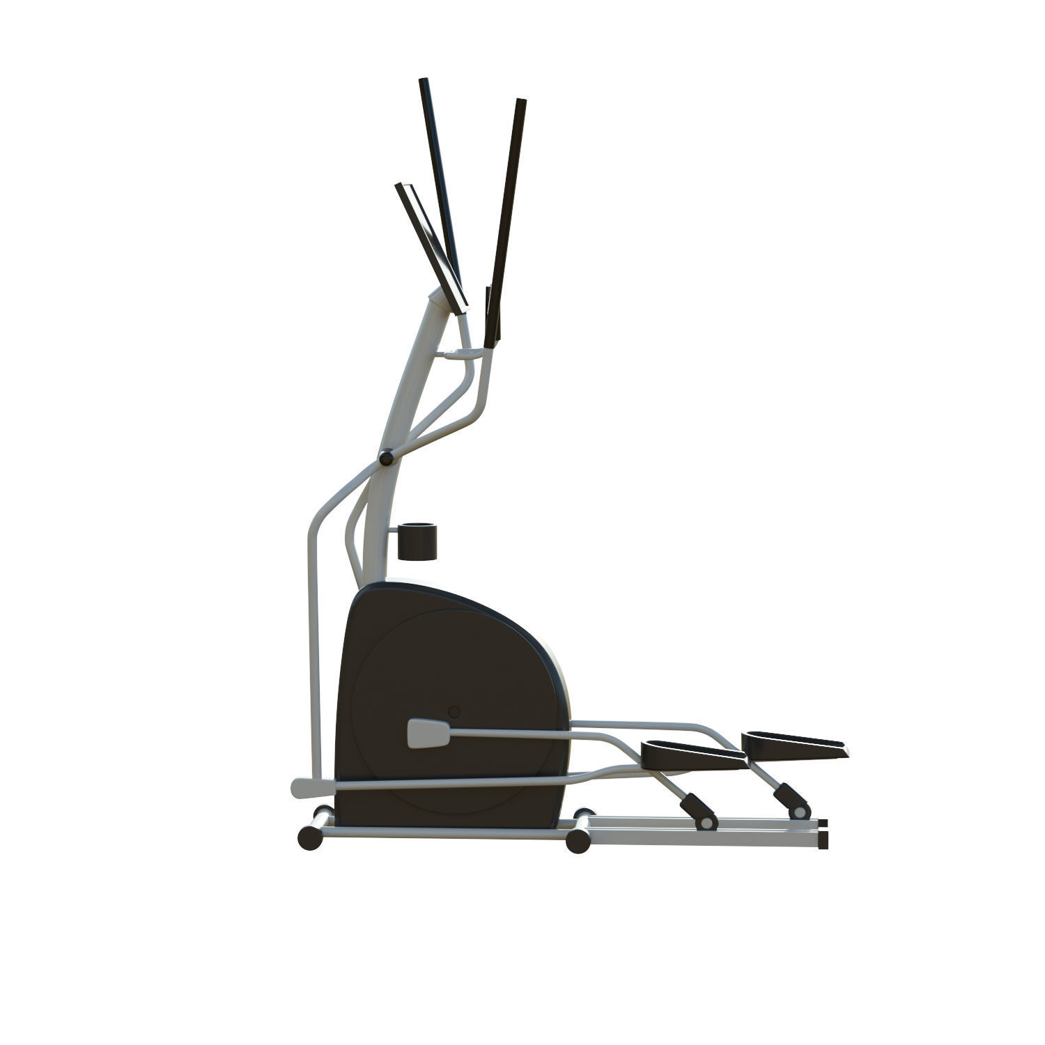 Elliptical Trainer Low-poly 3D model_7