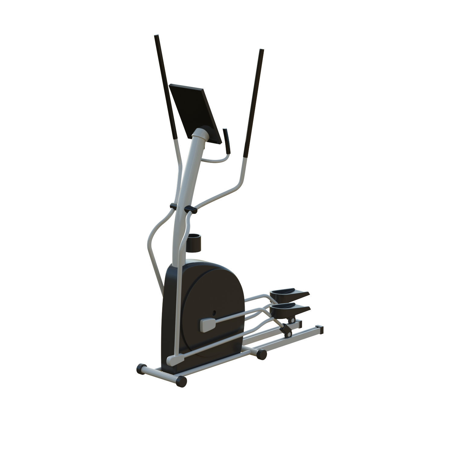 Elliptical Trainer Low-poly 3D model_6