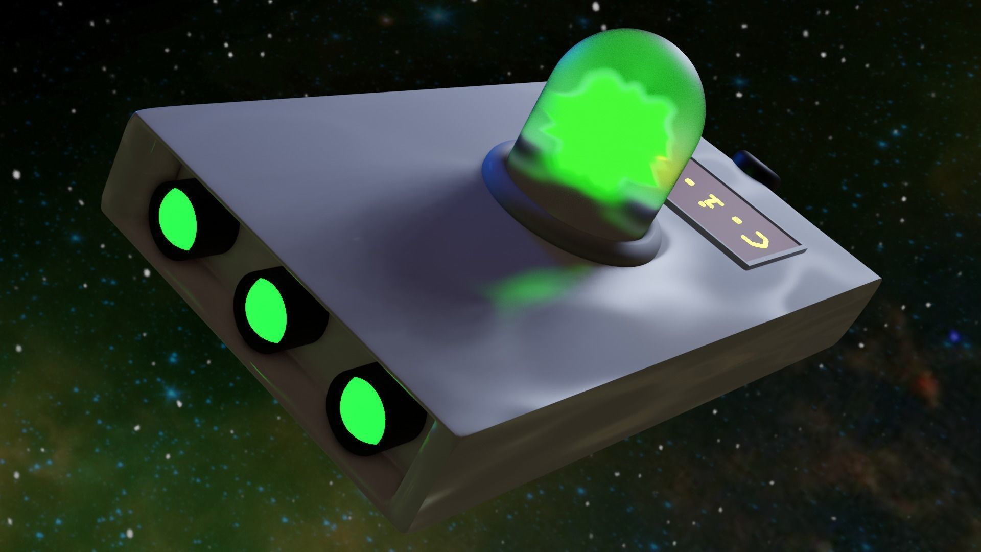 Rick Sanchez Portal Gun 3D model_2