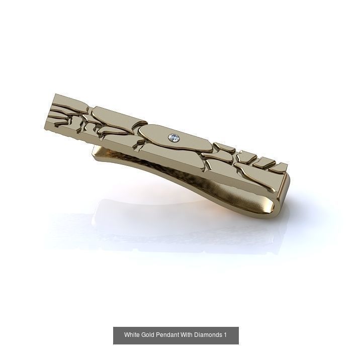 3DM-RENDER 42 GENTS CUFFLINK-TIE PIN-KEY RING-COIN FILES 3D Model Collection_39