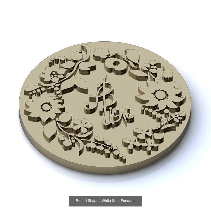 3DM-RENDER 42 GENTS CUFFLINK-TIE PIN-KEY RING-COIN FILES 3D Model Collection_45