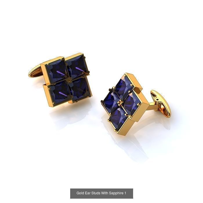 3DM-RENDER 42 GENTS CUFFLINK-TIE PIN-KEY RING-COIN FILES 3D Model Collection_21