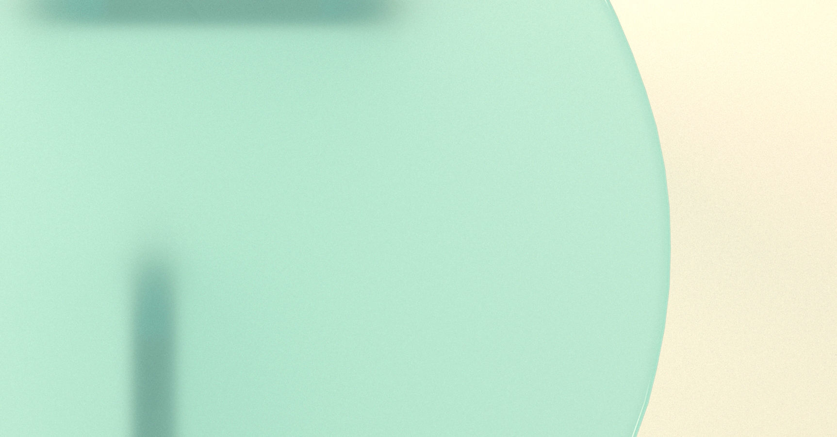 Abstract Clear Turquoise Side Table Free 3D model_4