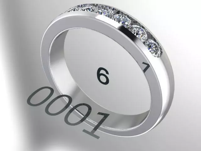 ring Size 6 3D print model