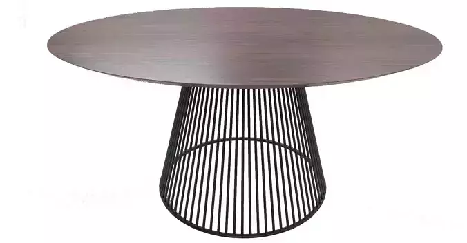 Dark Wooden Venice Dining Table Italy