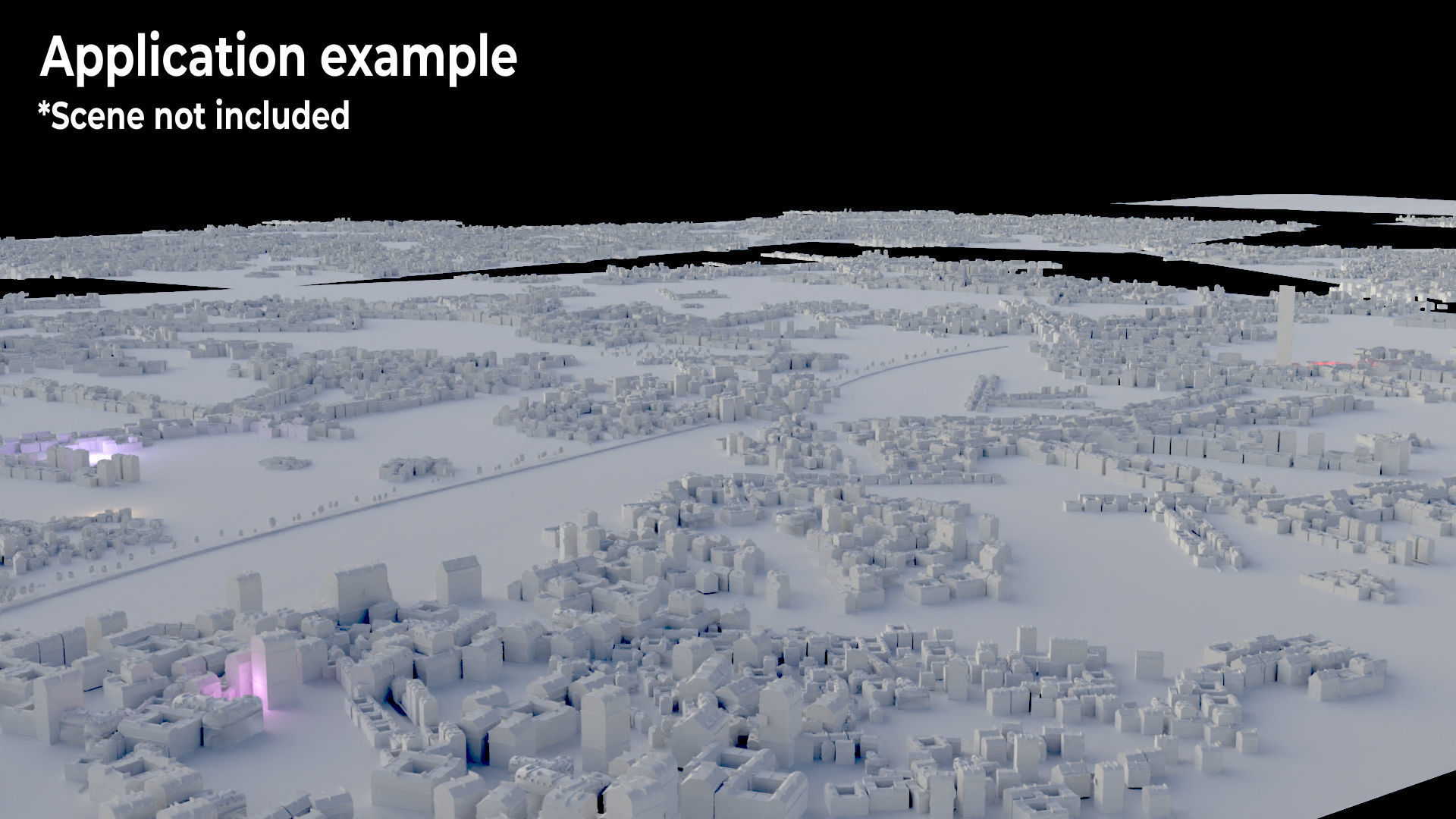 Low poly Buildings Low-poly 3D model_6