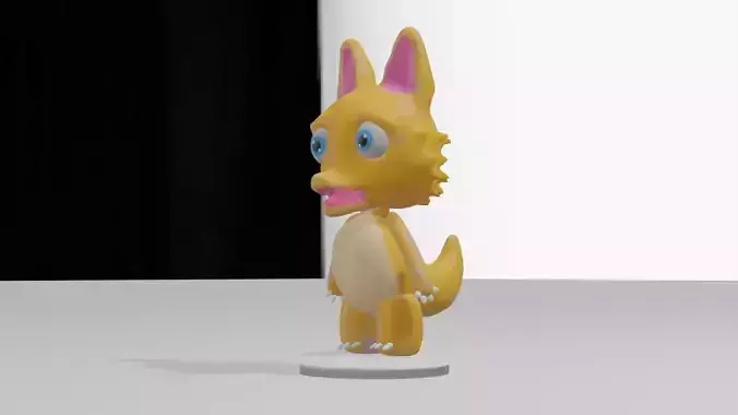 Chibi Fox Fantasy Free 3D model
