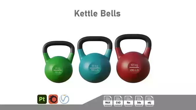 Kettle Bells 3 Colors