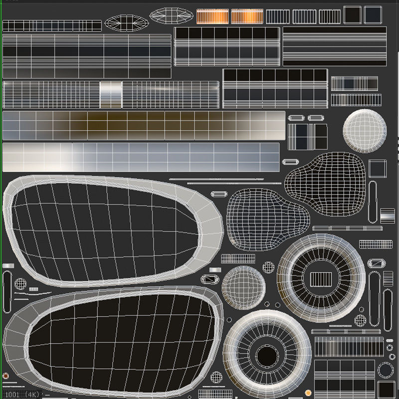 Exercise bike 3D model_15