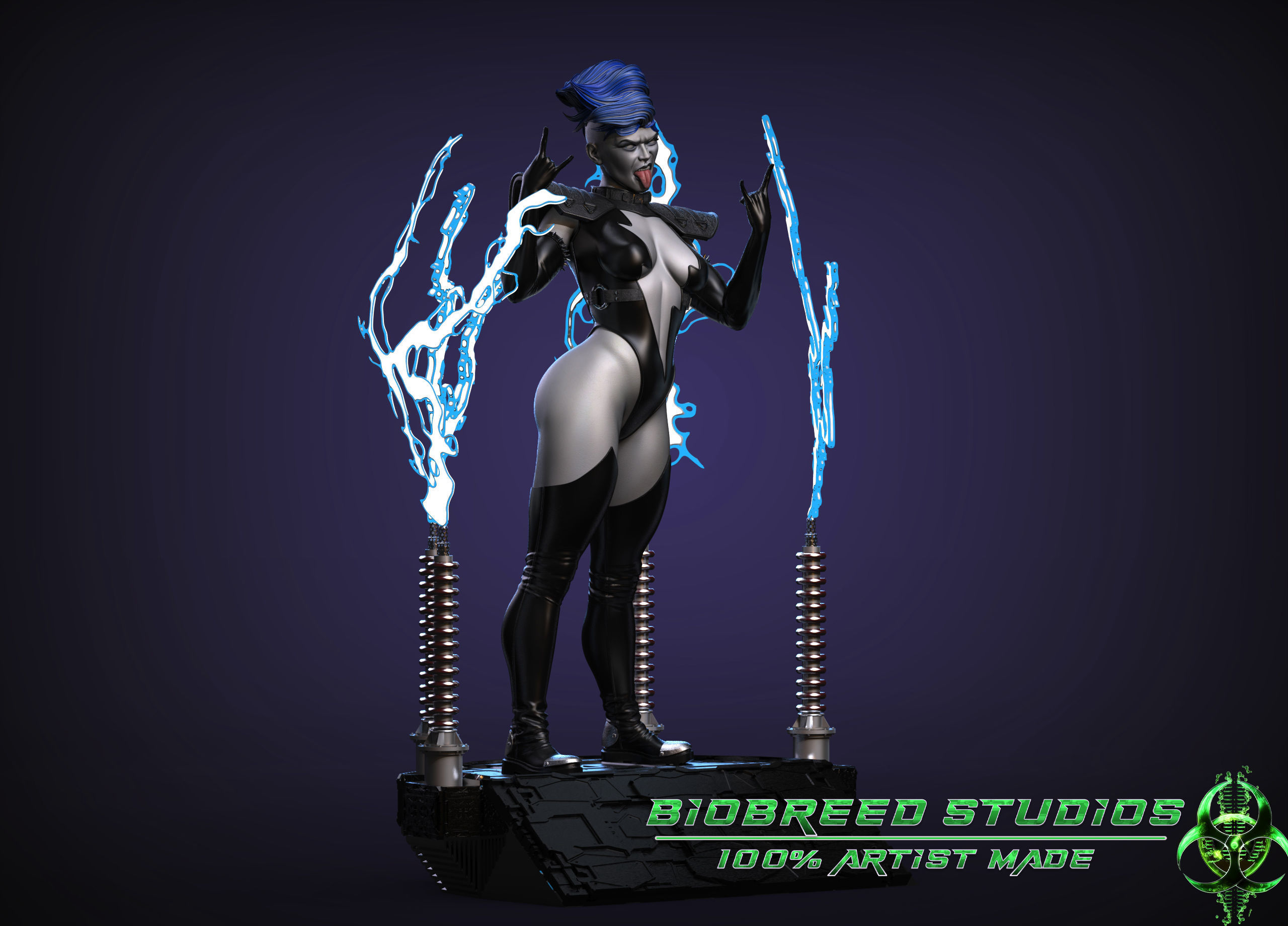 DC Comics Livewire 3D print model_1