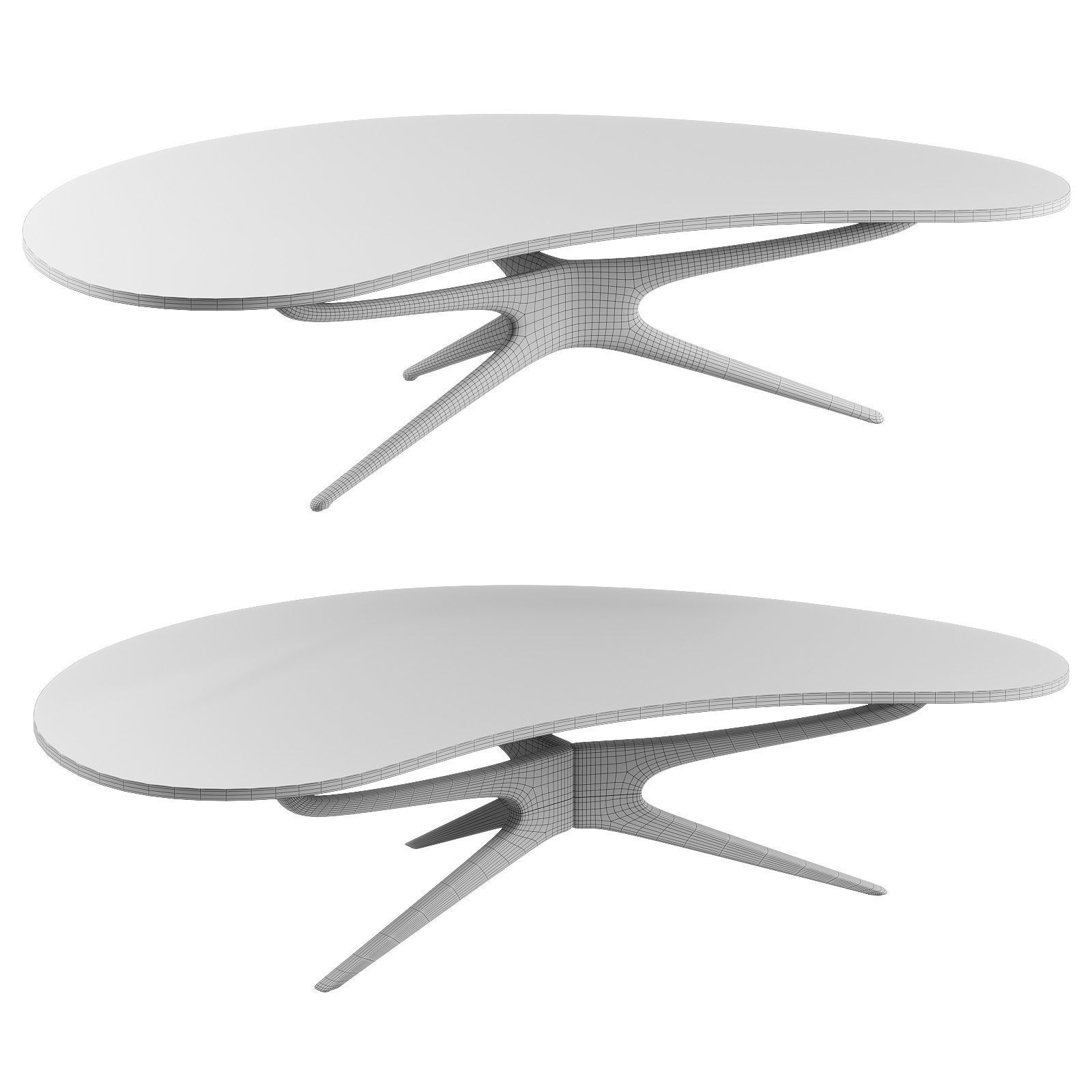 Tables Vladimir Kagan Sculpture 3D model_1