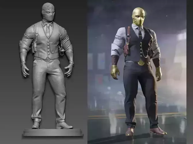 Mace Executive Gold Armor 3D print model