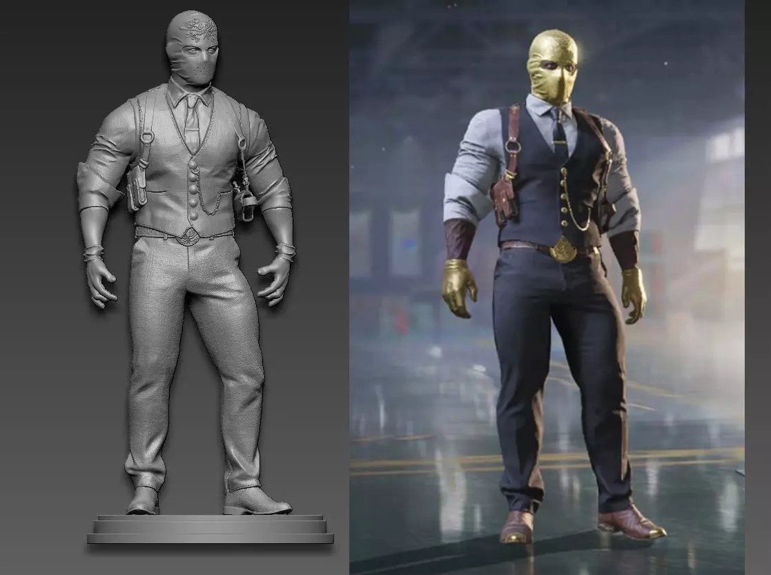 Mace Executive Gold Armor 3D print model