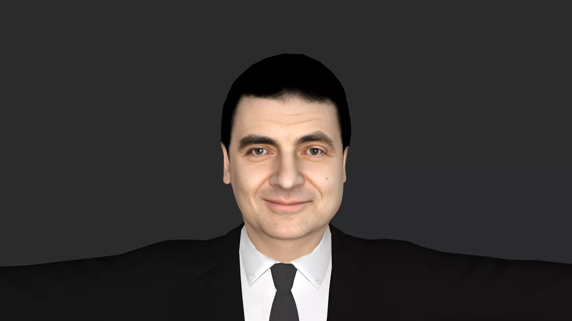 Mr Bean-Rowan Atkinson Hyper Realistic  3D Character 3D model_0