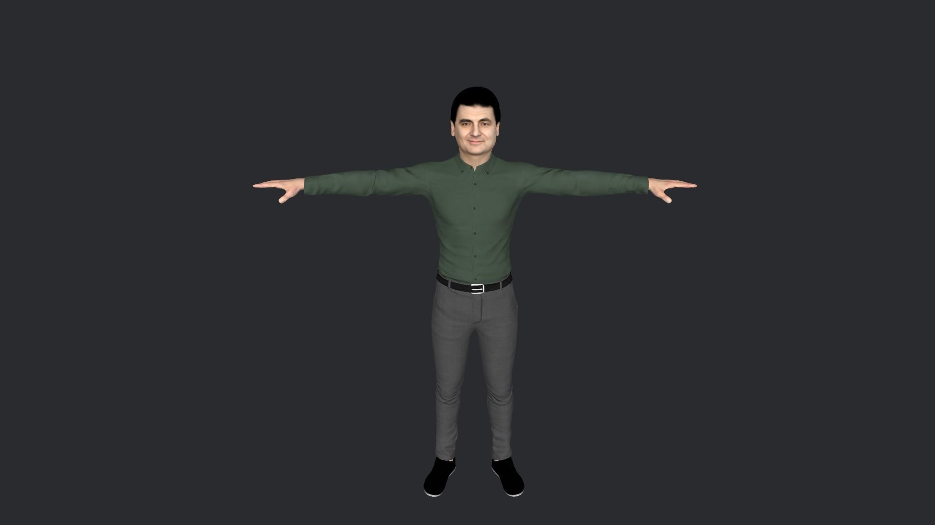 Mr Bean-Rowan Atkinson Hyper Realistic  3D Character 3D model_22