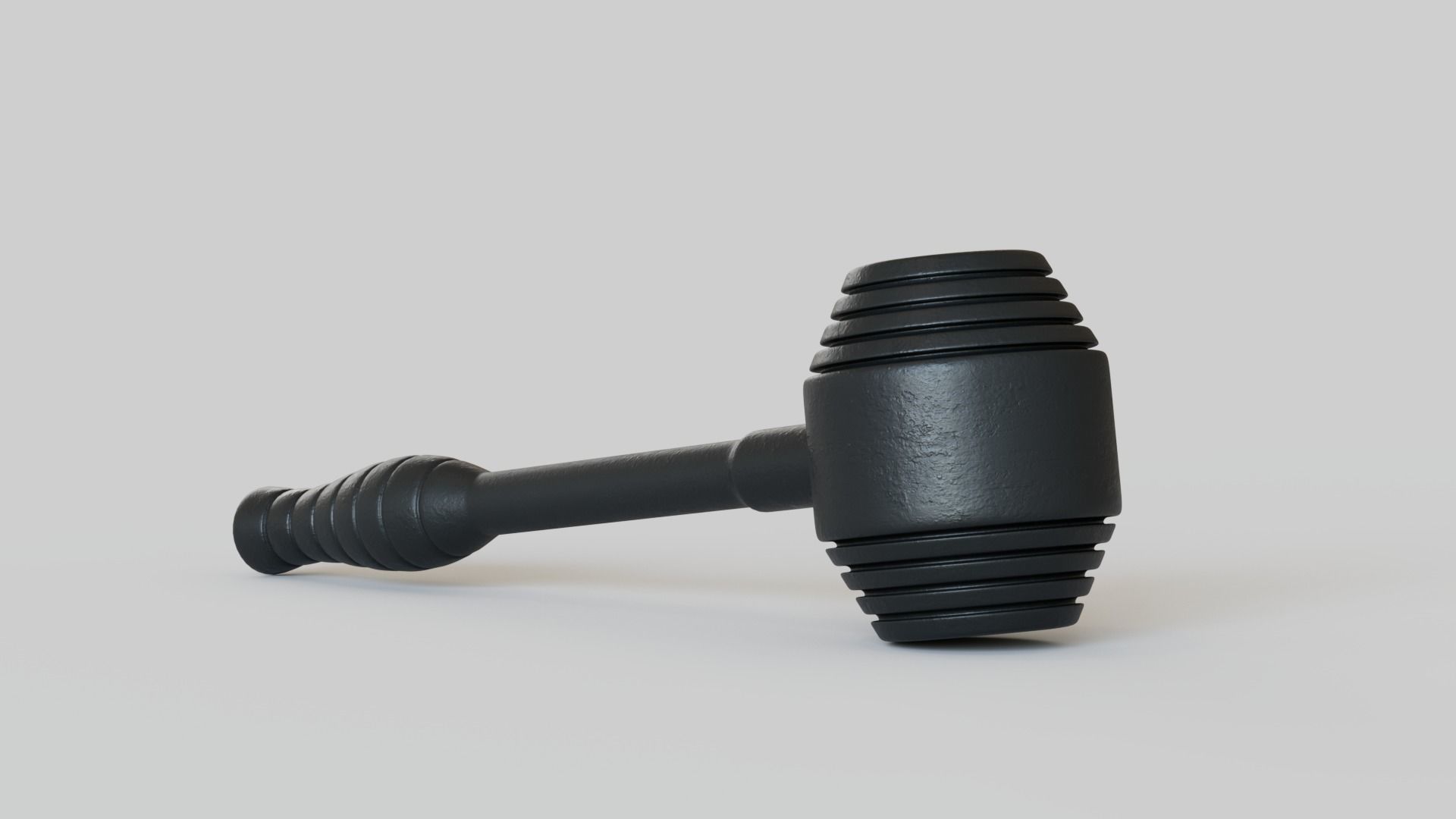 Rubber Coated Hammer 3D model_2