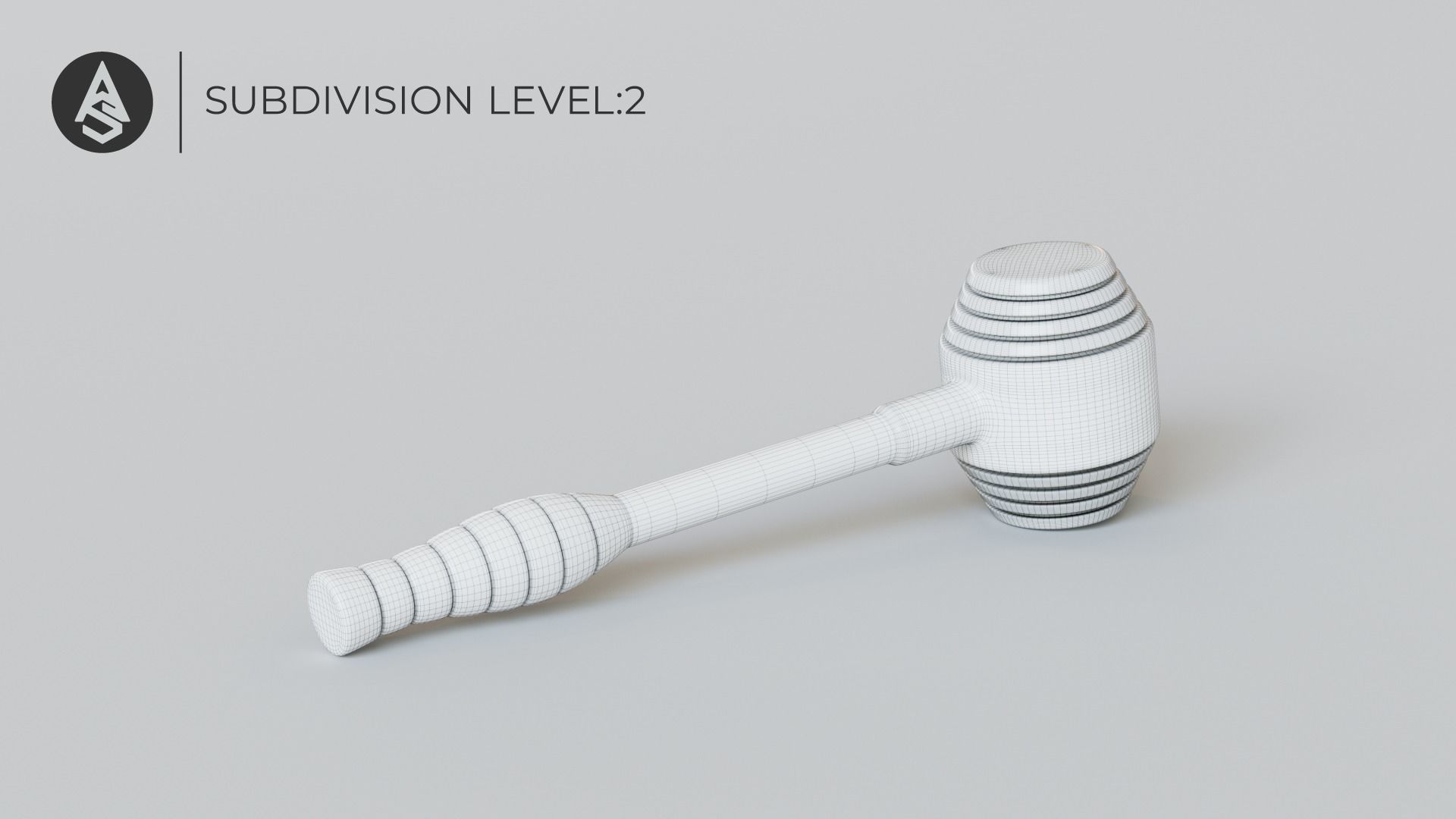 Rubber Coated Hammer 3D model_7