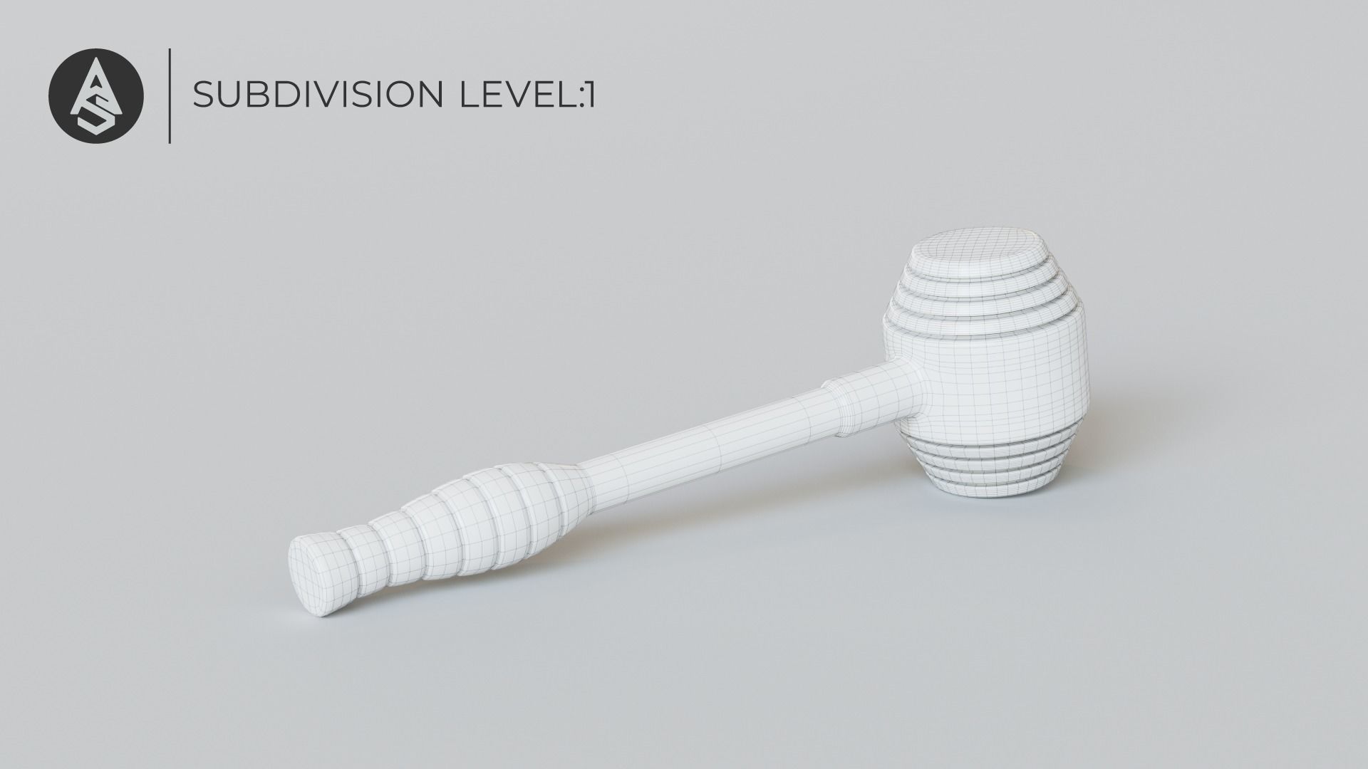 Rubber Coated Hammer 3D model_8