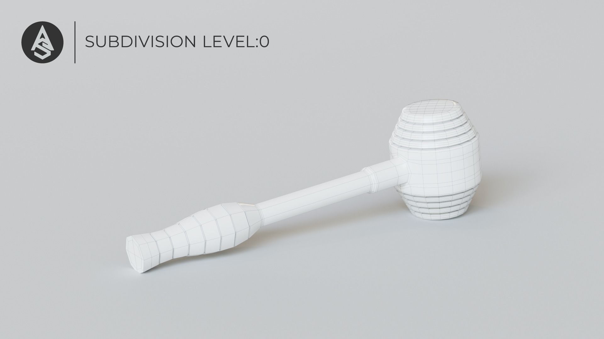 Rubber Coated Hammer 3D model_9