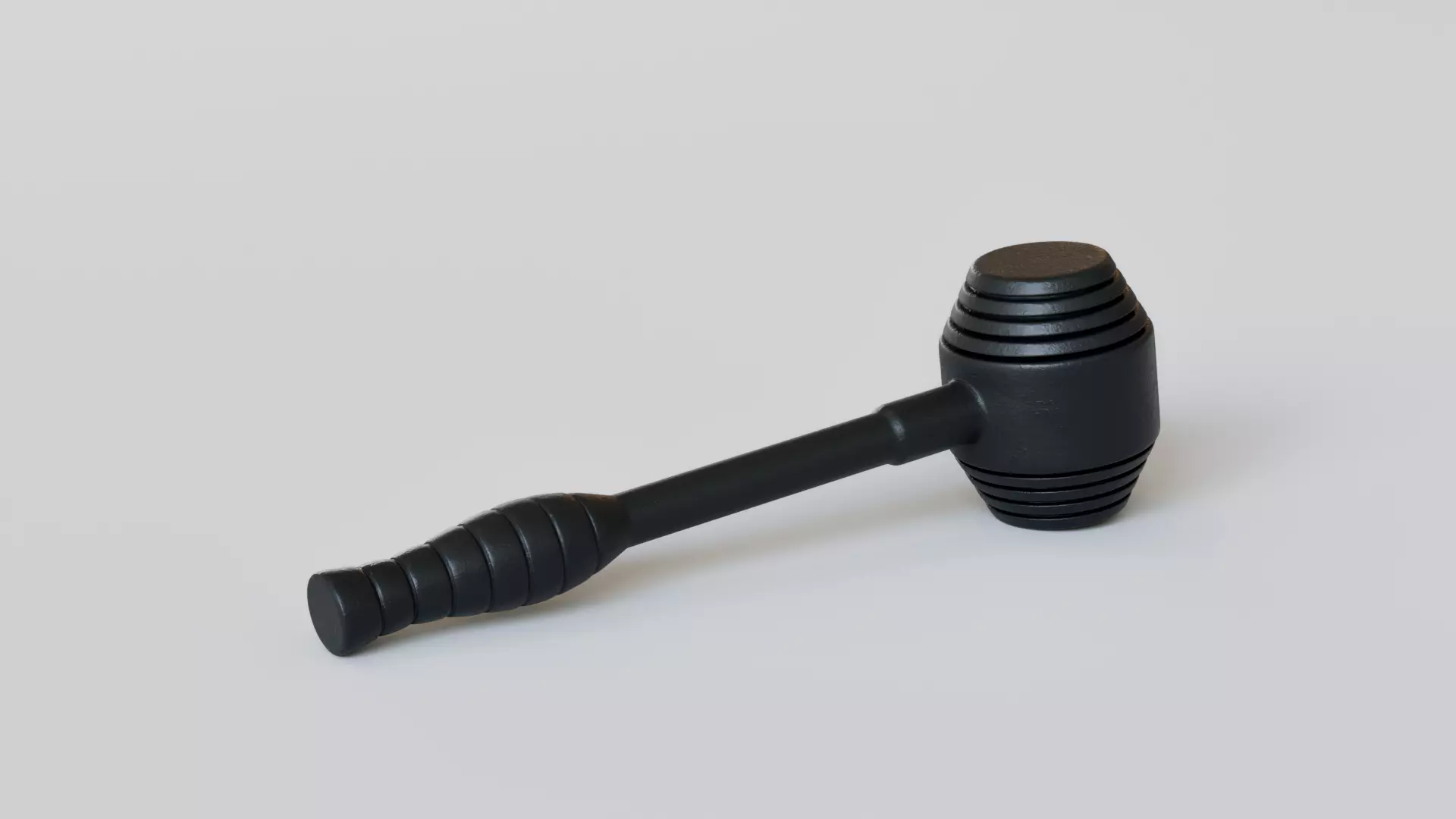 Rubber Coated Hammer 3D model_0