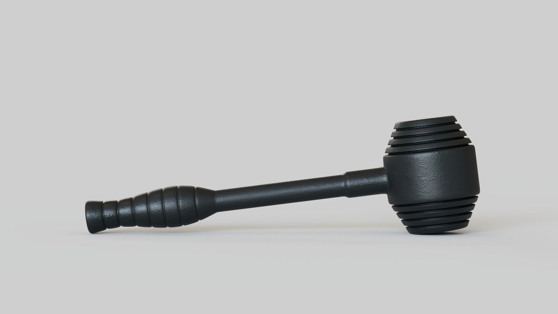 Rubber Coated Hammer 3D model_1