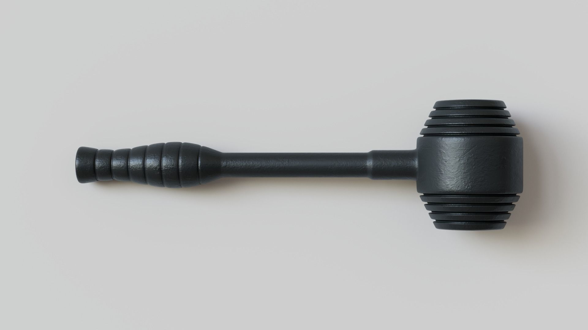 Rubber Coated Hammer 3D model_5