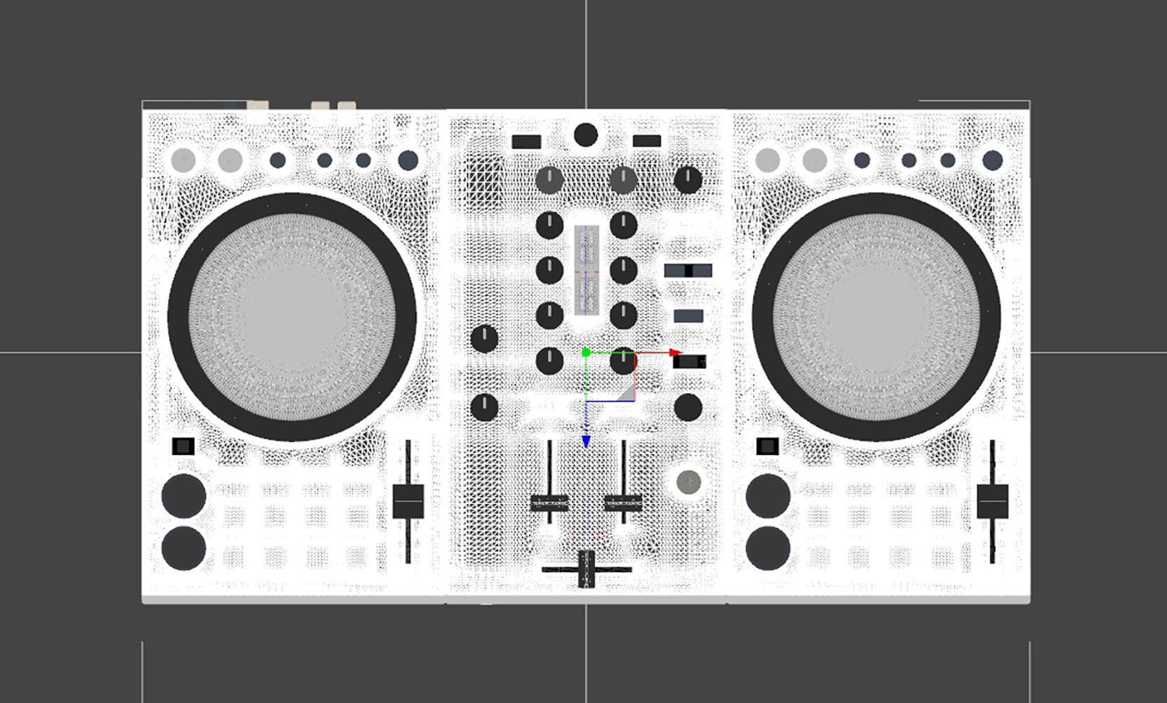Pioneer DJ Controller DDJ-400 3D model_3