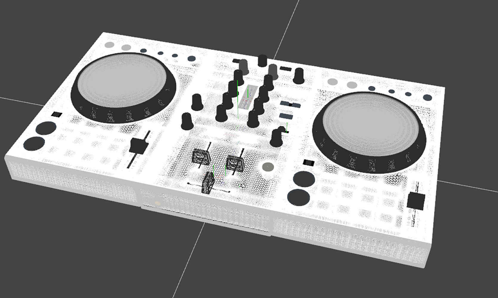 Pioneer DJ Controller DDJ-400 3D model_5